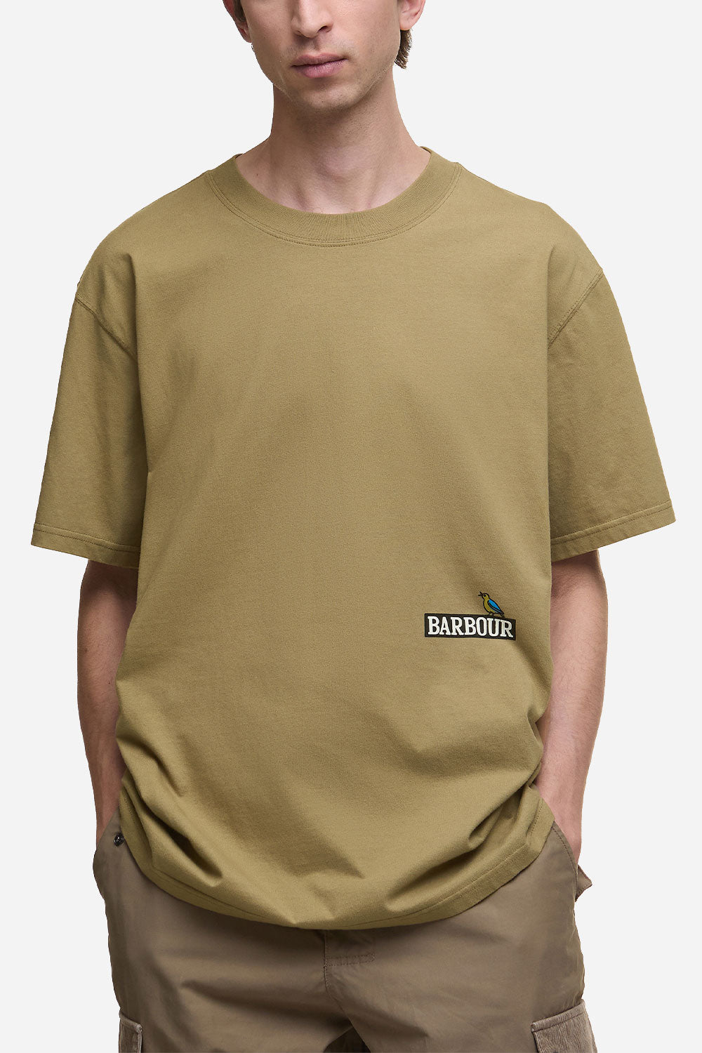 Barbour Campbell OS Graphic T-Shirt (British Khaki)