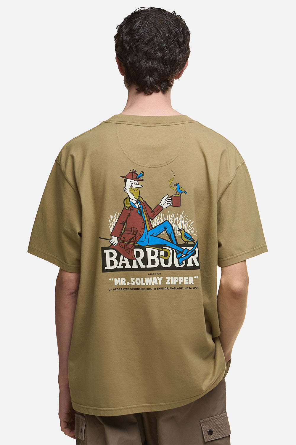 Barbour Campbell OS Graphic T-Shirt (British Khaki)