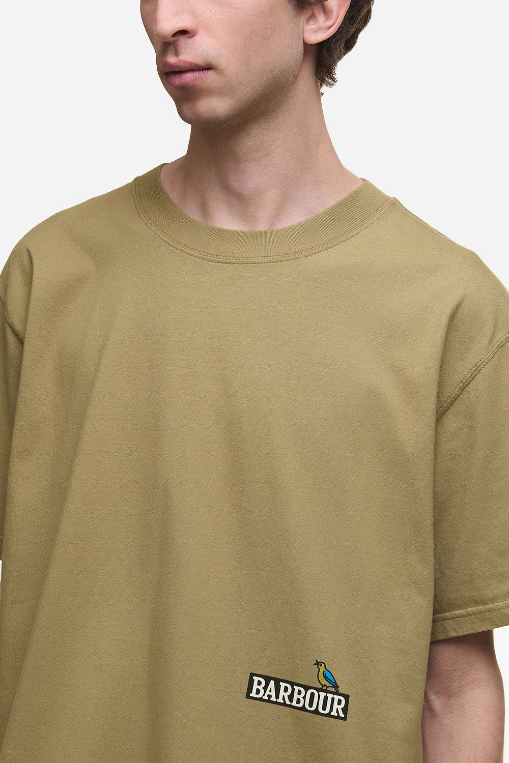 Barbour Campbell OS Graphic T-Shirt (British Khaki)