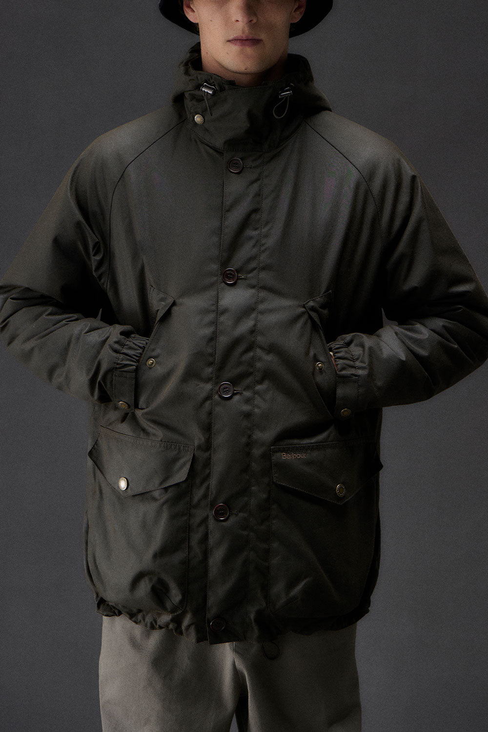 Barbour Re-ingénierie Endurance Mountain Wax Parka (Olive)
