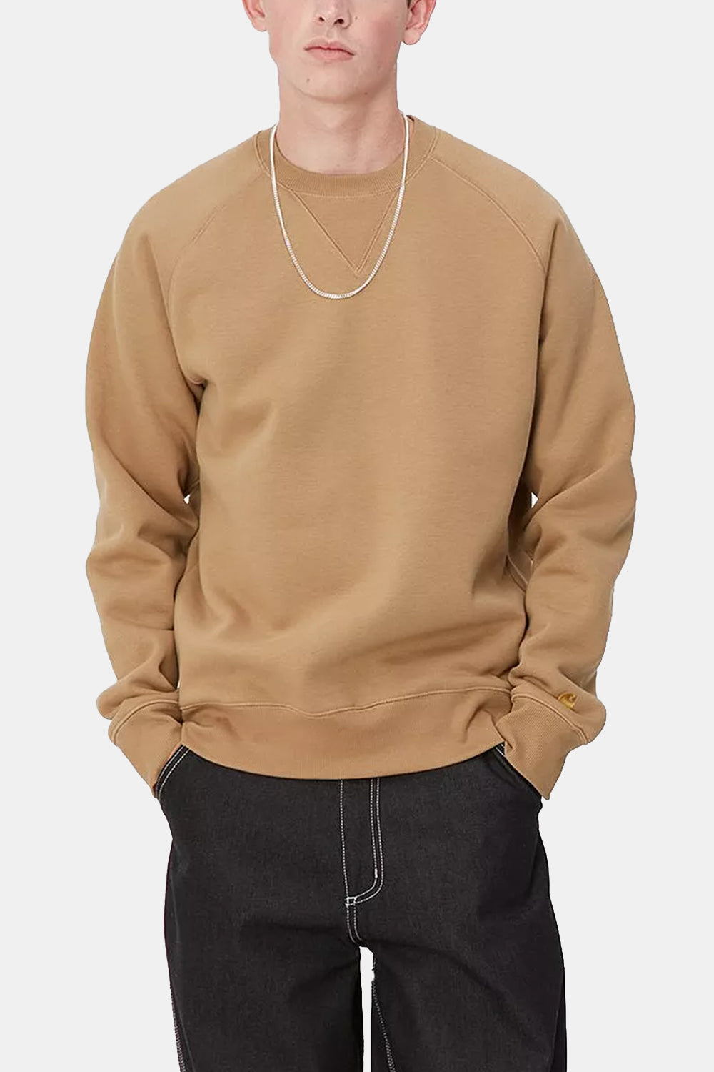 Sweatshirt épais Carhartt WIP Chase (Peanut/Or)