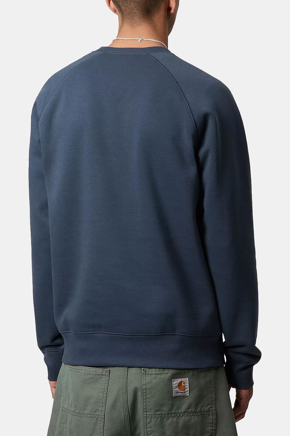 Carhartt Wip Chase Sweatshirt Sweat (Dark Navy / Gold)