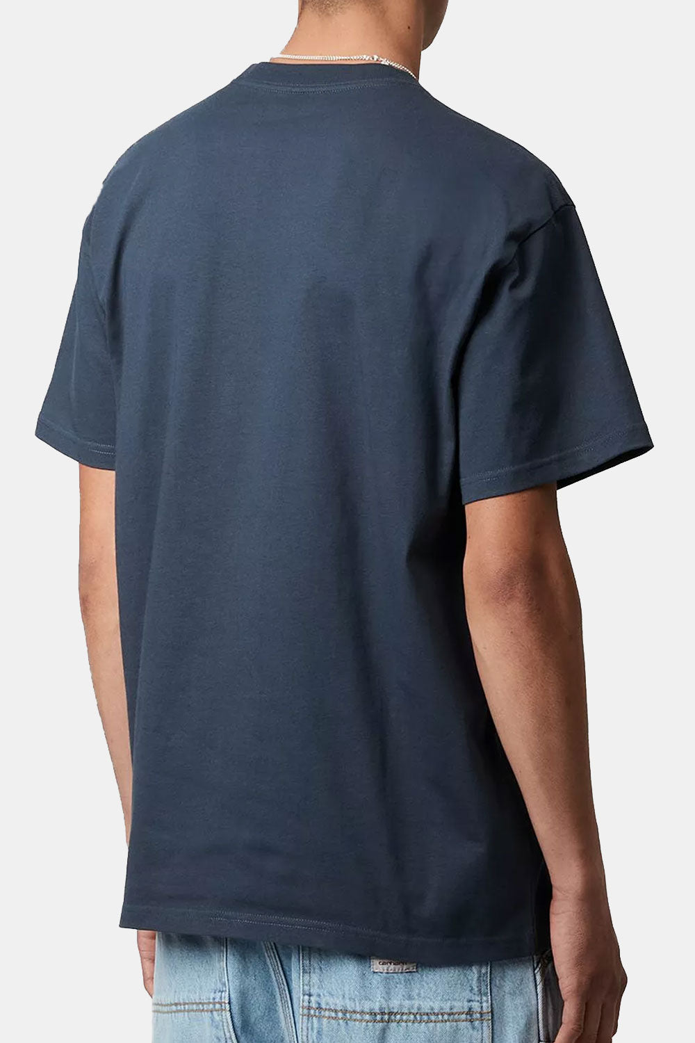T-shirt Carhartt Wip Wip à manches courtes (bleu sombre / or)