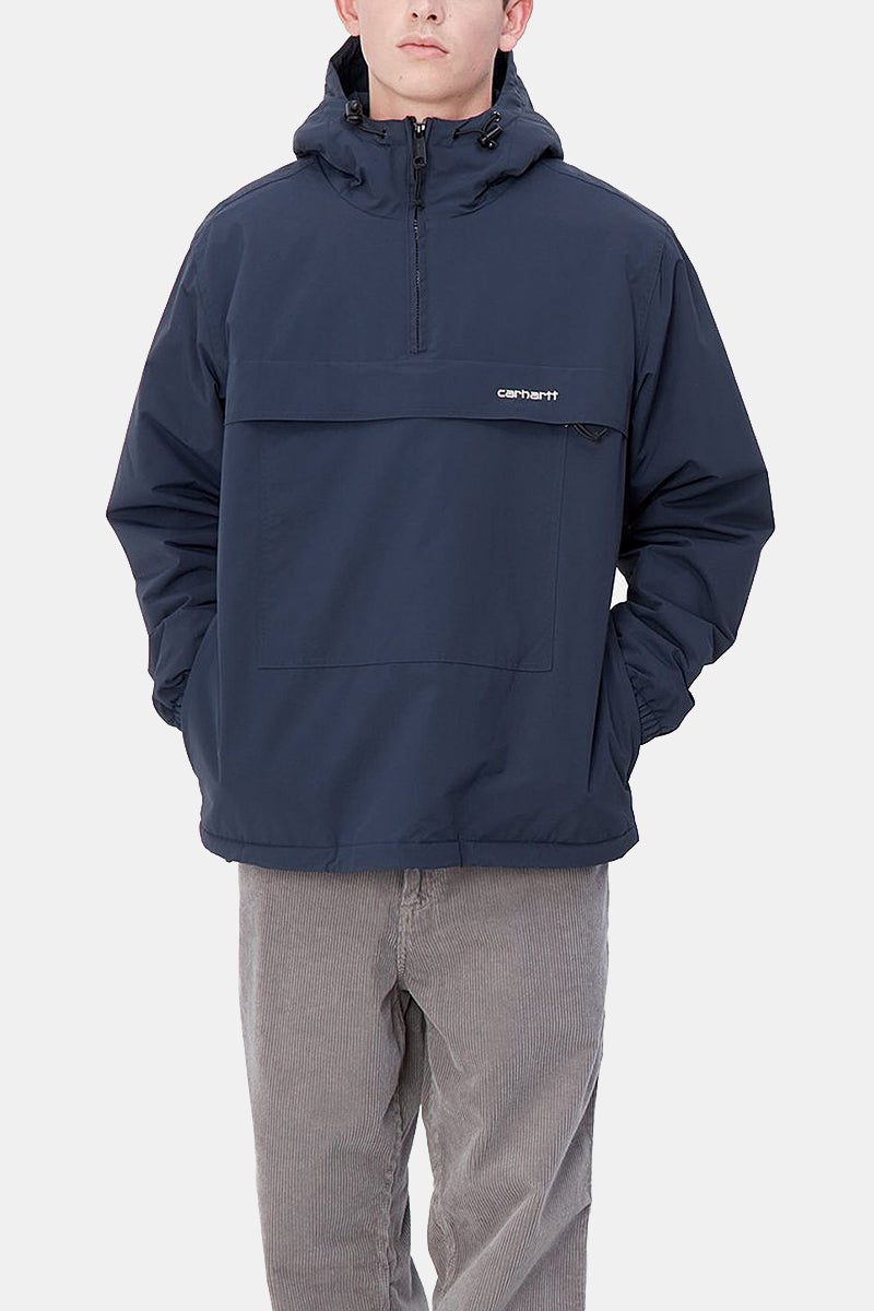 Veste de pull-purover Carhartt Wip Windbreaker (Air Force Blue / White)