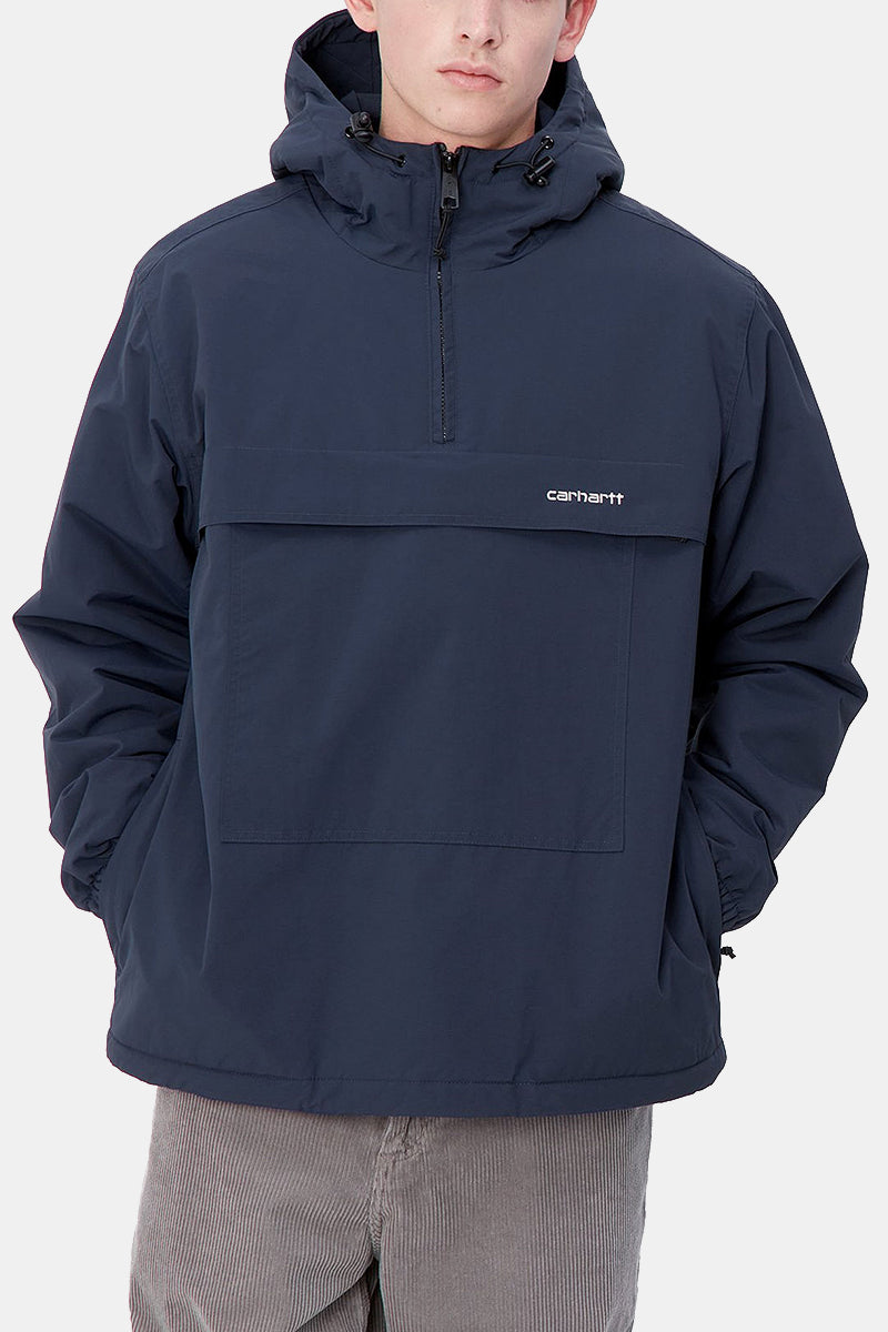 Veste de pull-purover Carhartt Wip Windbreaker (Air Force Blue / White)