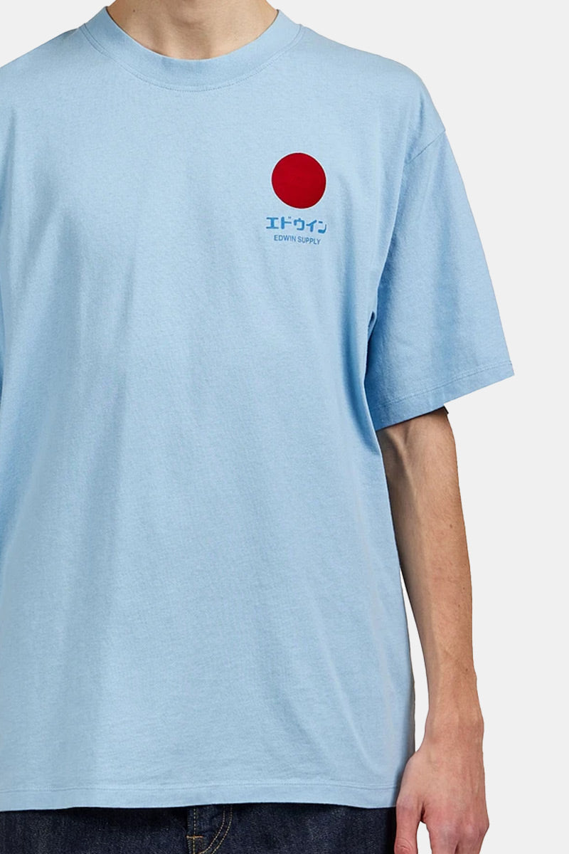 T-shirt Edwin Japanese Sun Supply (bleu placide)