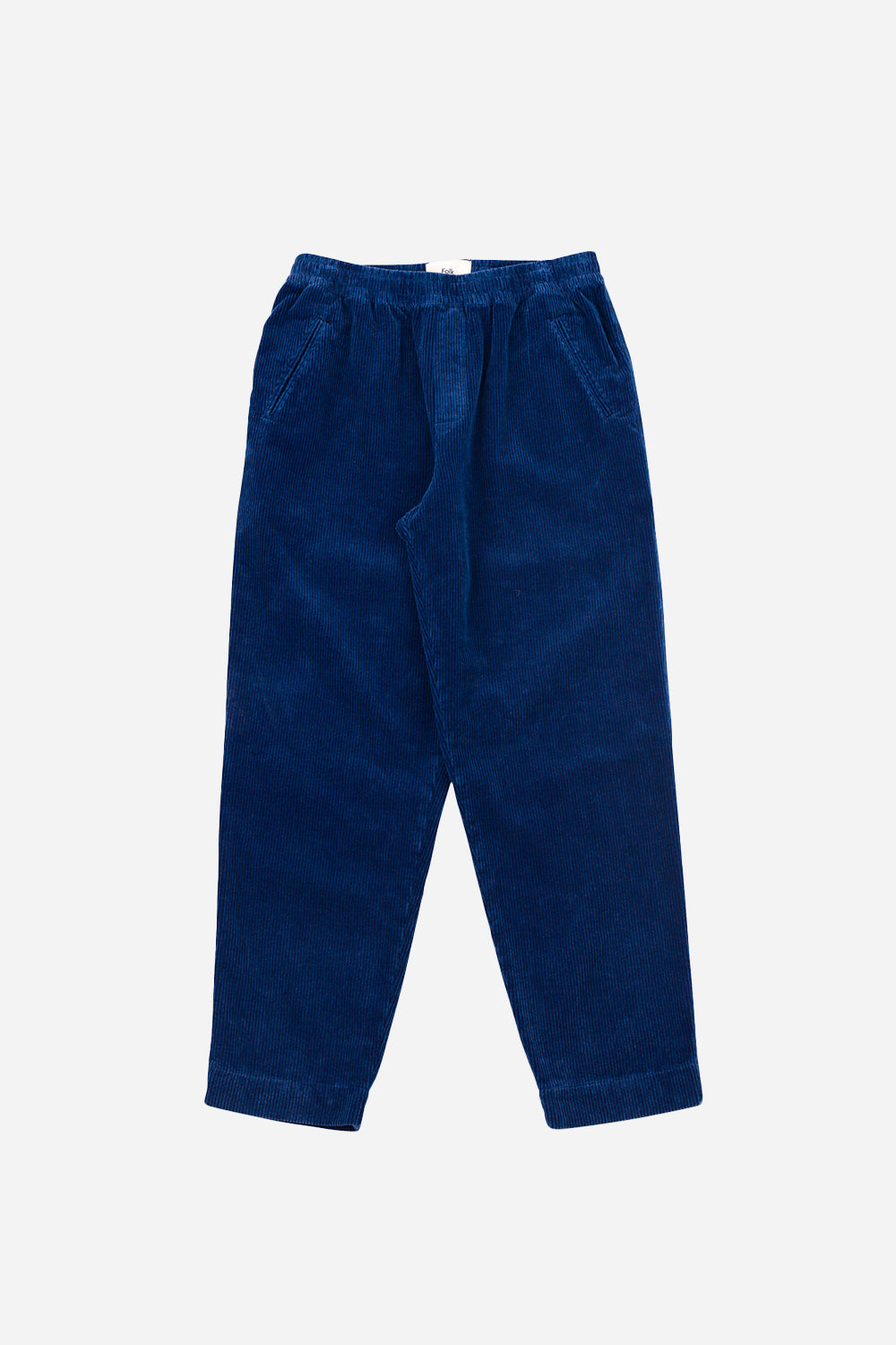 Pantalon d'assemblage de drawcord folk (cordon indigo lavé)
