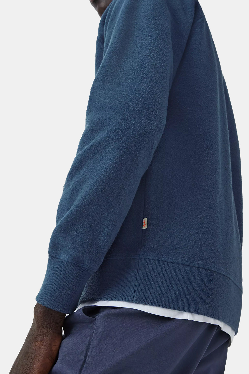Sweat-shirt en toison de la Paz Cunha (Blue Oceana)