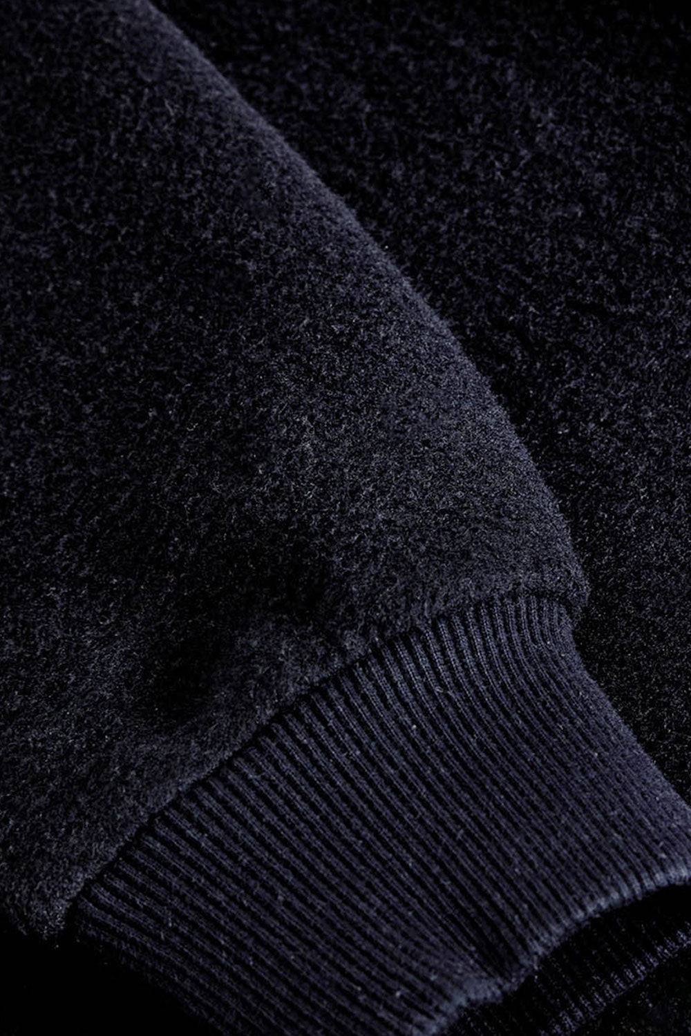 Sweat-shirt La Paz Cunha (toison de la marine noire)