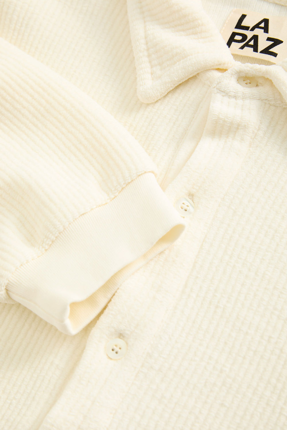 La Paz Mesquita Ribbed Polo Shirt (Off White)