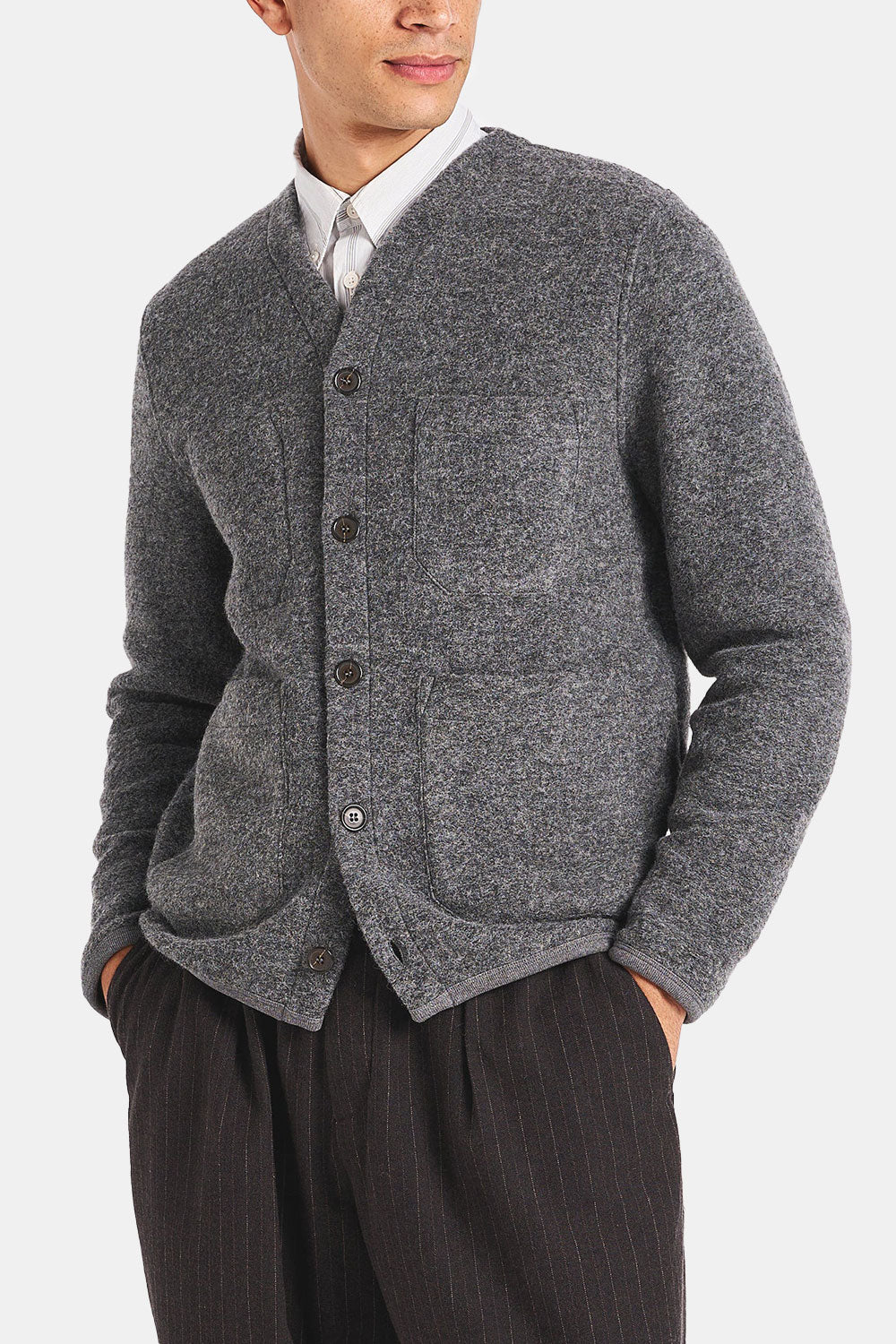 Cardigan des travaux universels (Grey Marl)