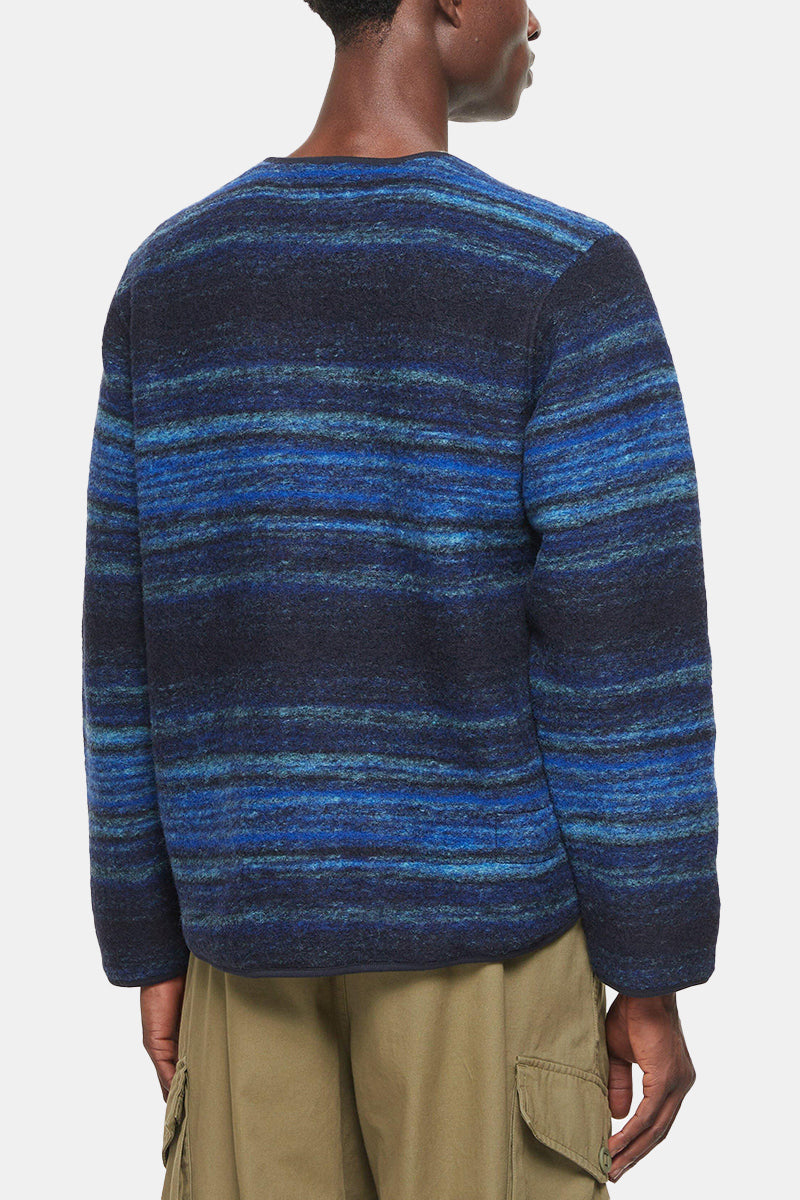 Veste de doublure militaire d'ouvrages universels (molleton bleu Mississippi)