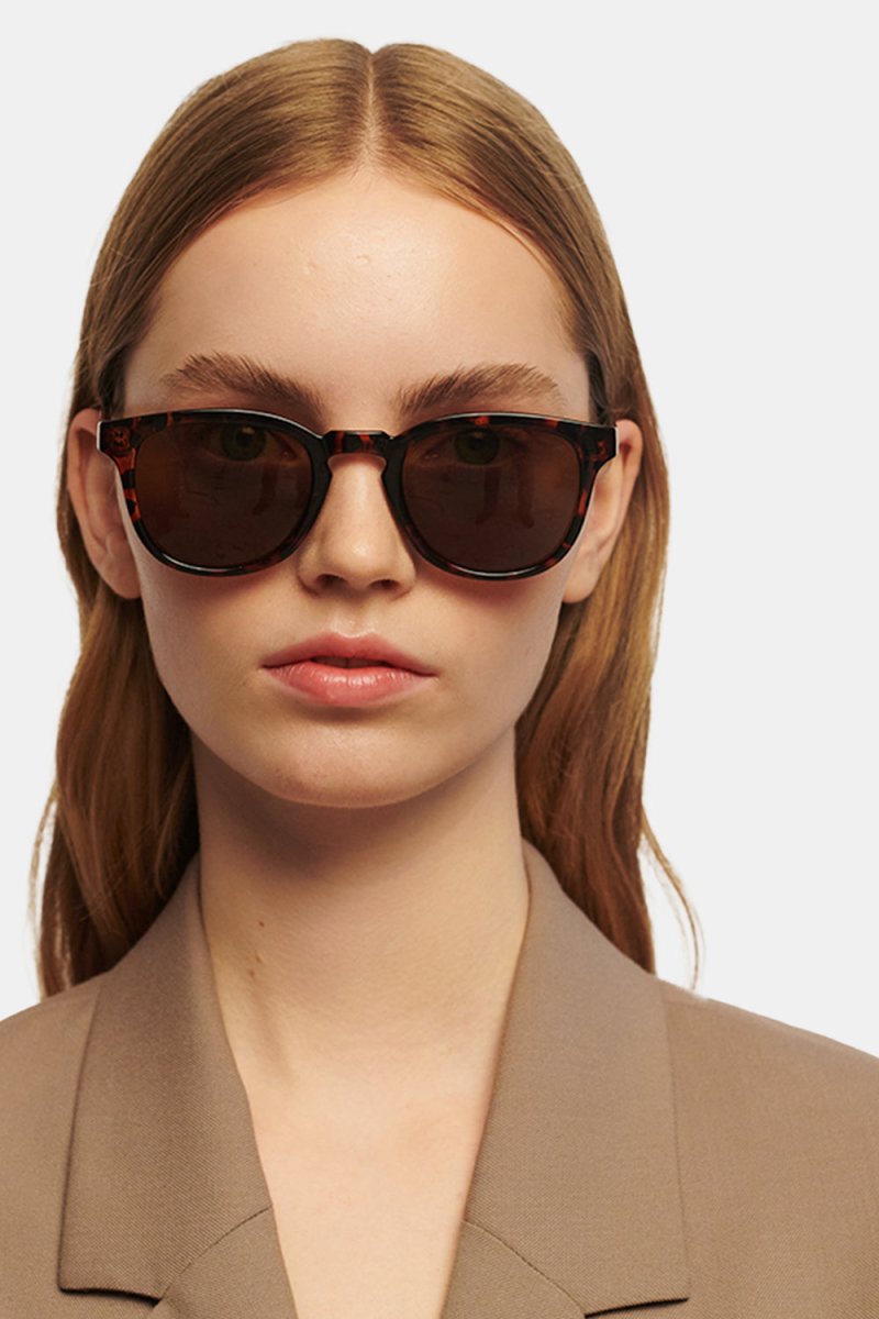 A Kjaerbede Bate Sunglasses (Demi Tortoise) | Sunglasses