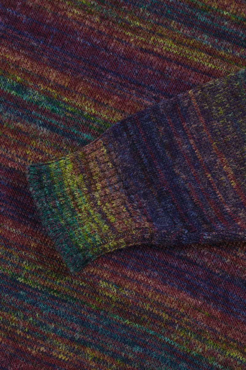 Anonymous Ism Splash Crew Knit (Moss) | Knitwear