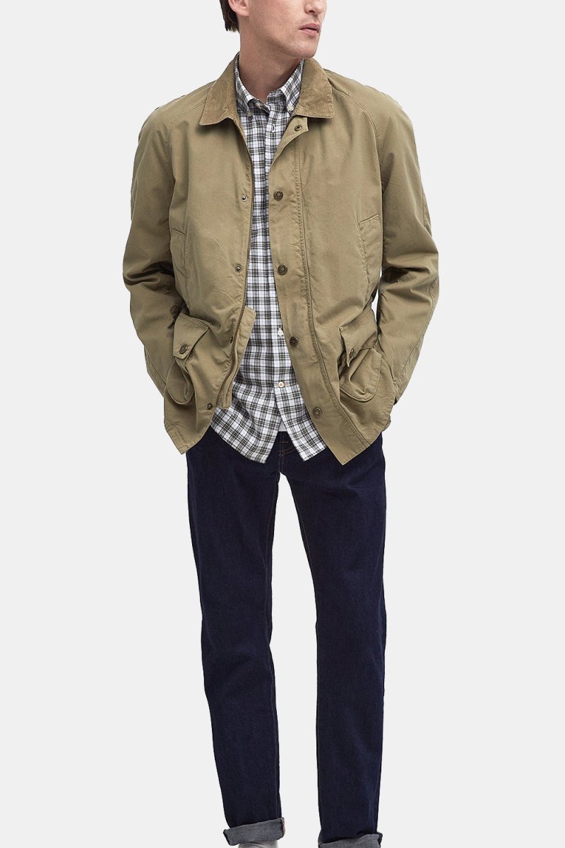 Barbour Ashby Veste d'été décontractée (olive blanchie)