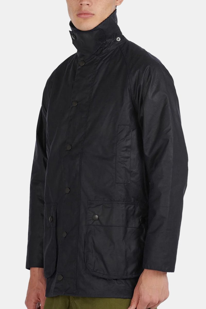 Barbour White Label SL Beaufort Waxed Cotton Jacket (Navy) | Coats & Jackets