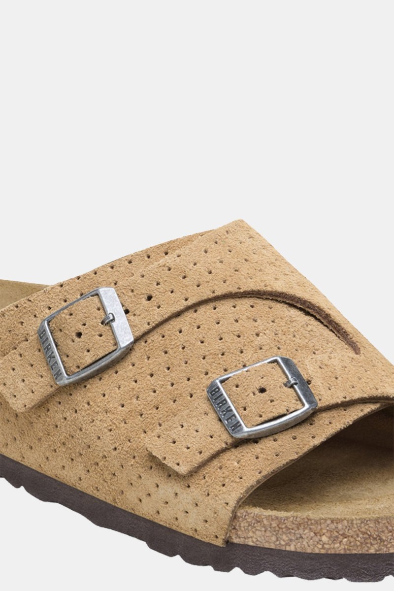 Birkenstock Zürich BS Suede Embossed (Emboss Dots New Beige) | Sandals