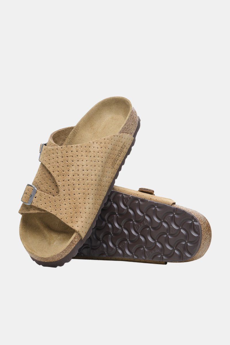 Birkenstock Zürich BS Suede Embossed (Emboss Dots New Beige) | Sandals