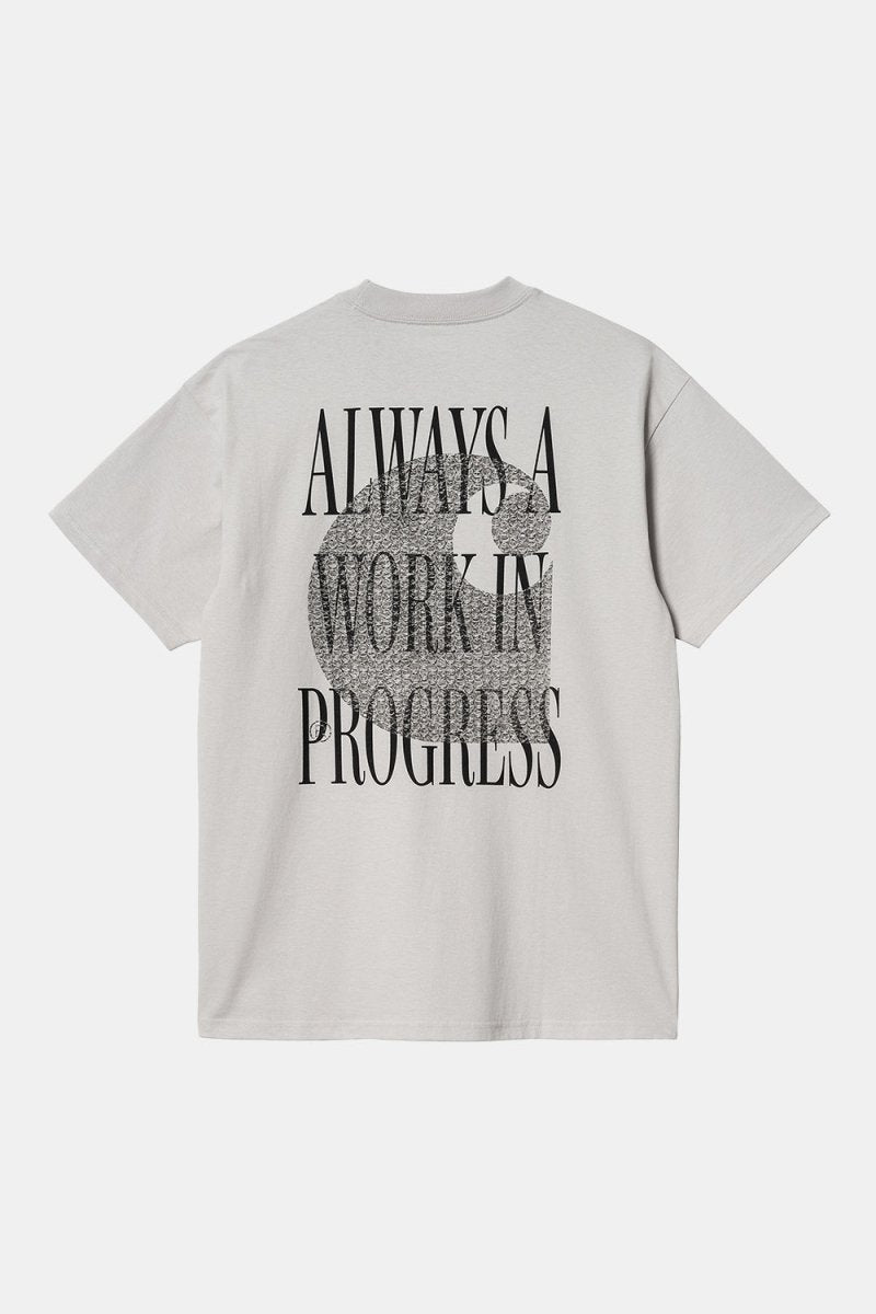 Carhartt WIP Short Sleeved Always a WIP T-Shirt (Sonic Silver) | T-Shirts