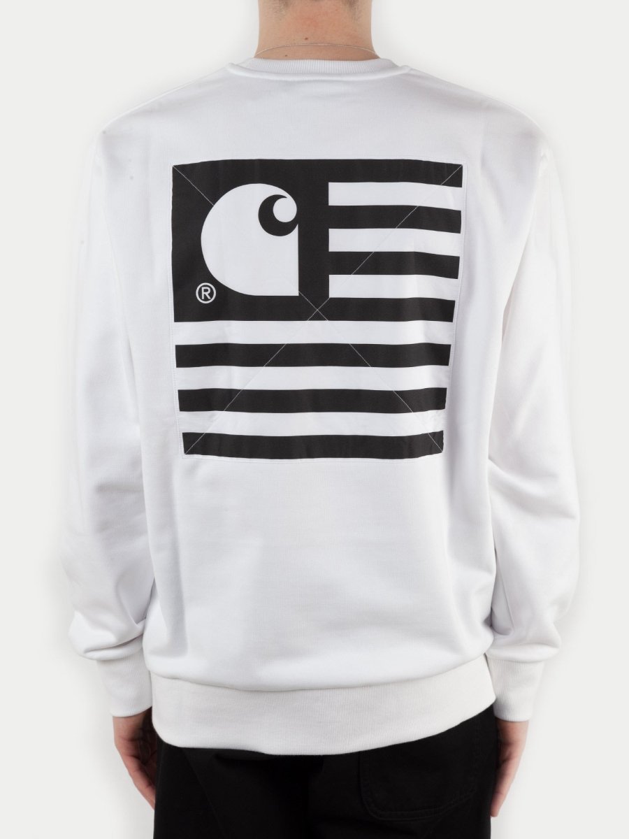 Carhartt State Patch Sweatshirt (White)