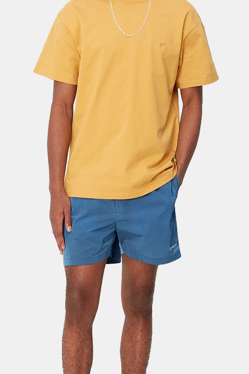 Carhartt WIP Tobes Swim Trunks (Sorrent/White) | Shorts