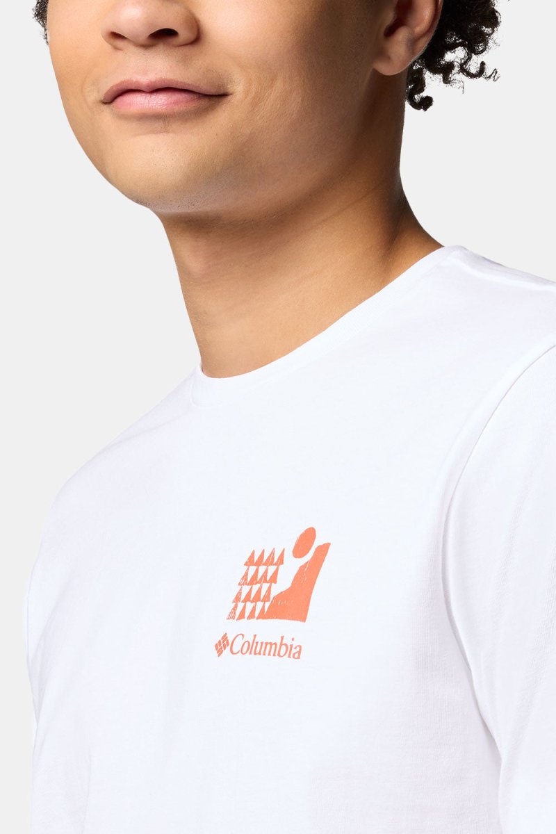 Columbia Explorers Canyon™ Back Short Sleeve Tee (White) | T-Shirts