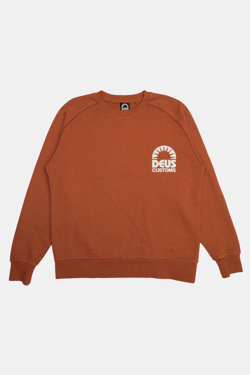 Deus Melodies Crew Sweatshirt (Clay) | Sweaters