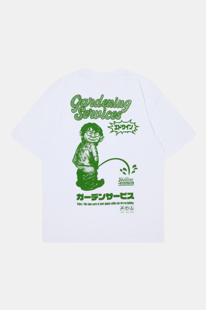 Edwin Gardening Services T-Shirt (White) | T-Shirts