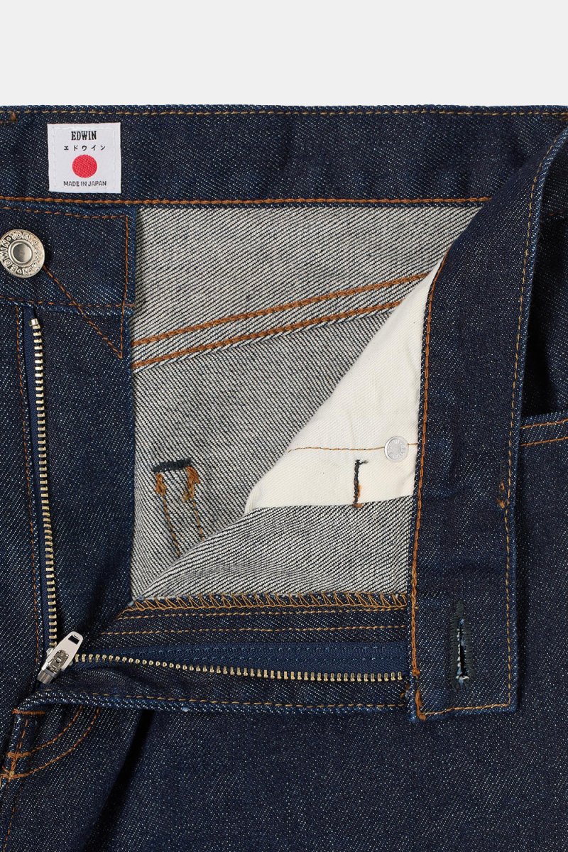 Edwin Regular Tapered Kaihara Blue Rinsed Jeans (Green & White Selvage) | Jeans