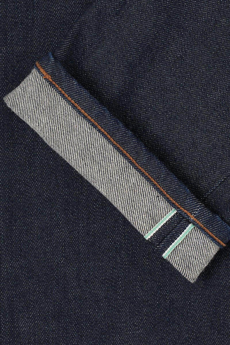 Edwin Regular Tapered Kaihara Blue Rinsed Jeans (Green & White Selvage) | Jeans