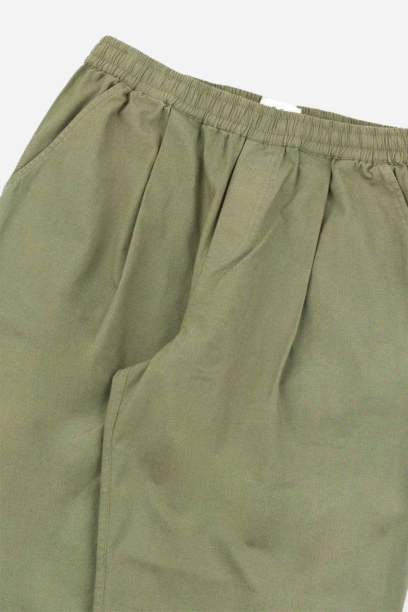 Folk Drawcord Loose Trouser (Light Olive Ripstop) | Trousers