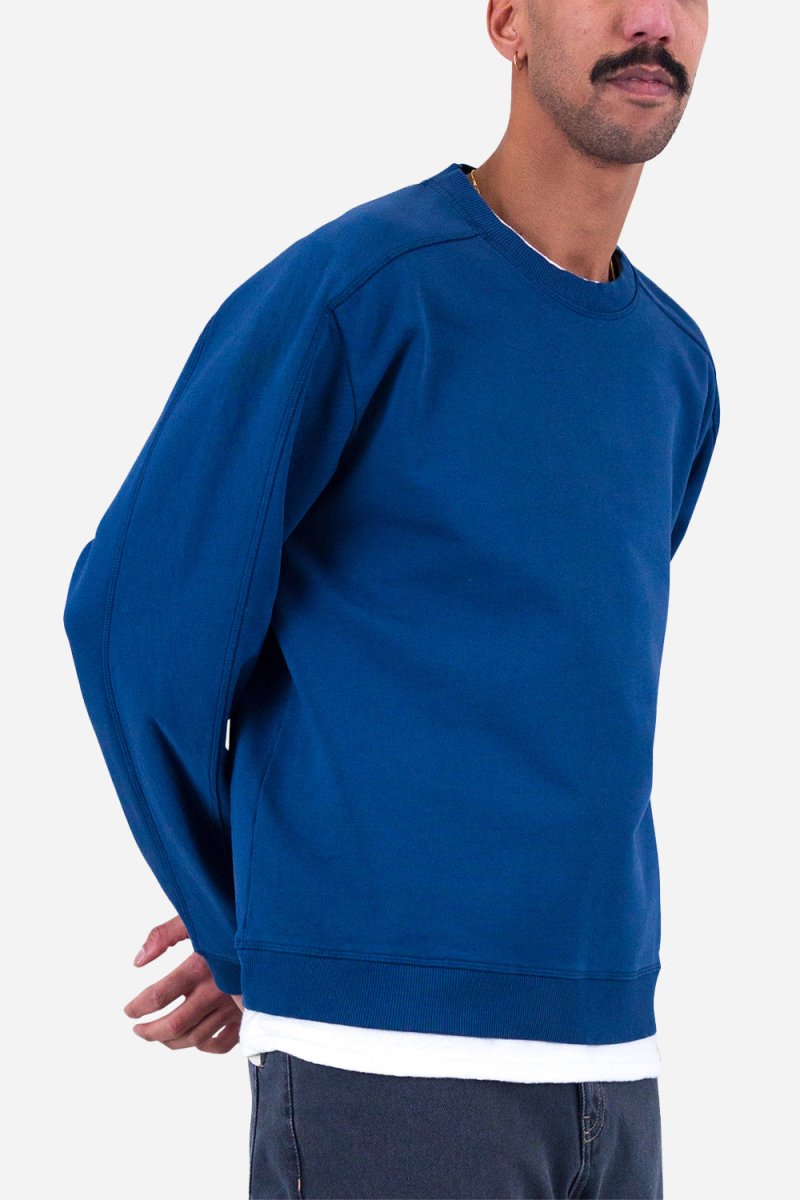 Folk Prism Sweatshirt (Mid Navy) | Sweaters