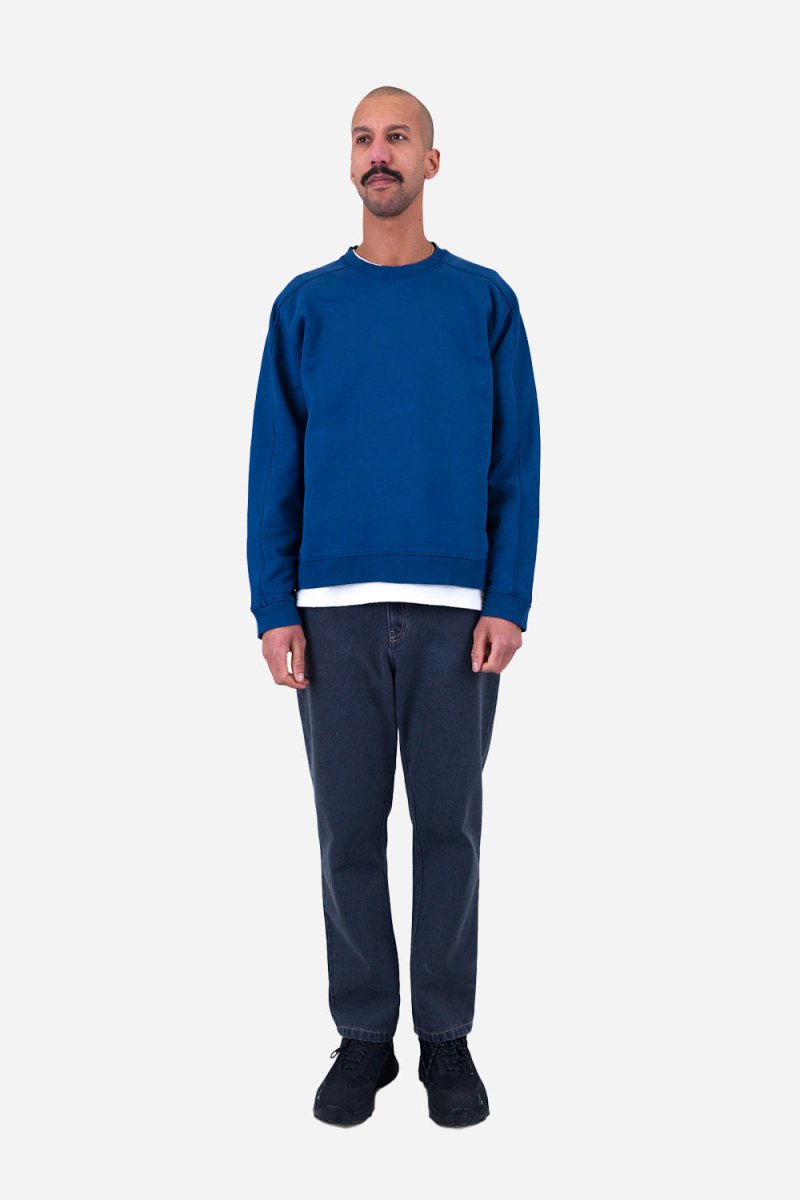 Folk Prism Sweatshirt (Mid Navy) | Sweaters