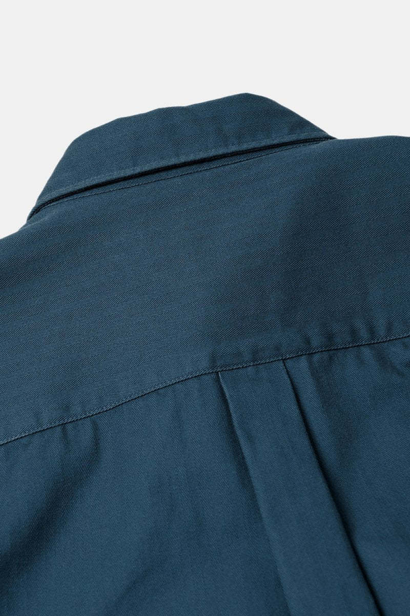 Frizmworks HBT Carpenter Pocket Work Shirt Jacket (Vintage Blue) | Shirts