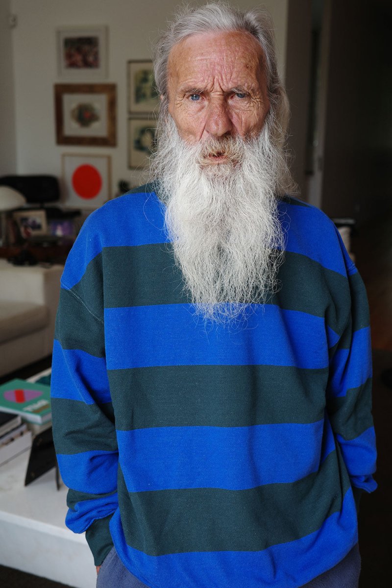 La Paz Paiva Striped Sweatshirt (Dark Green/Yves Blue) | Sweaters