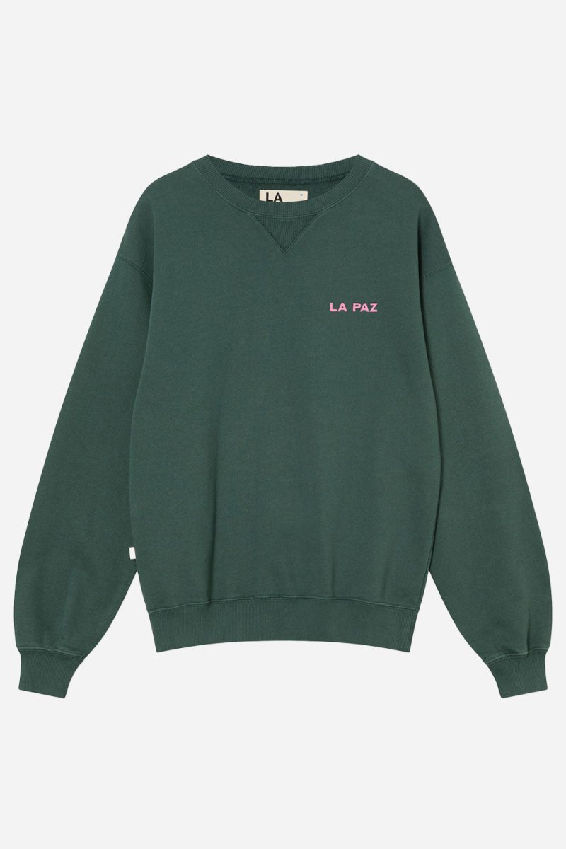 La Paz Xavier Square Sweatshirt (Dark Green) | Sweaters