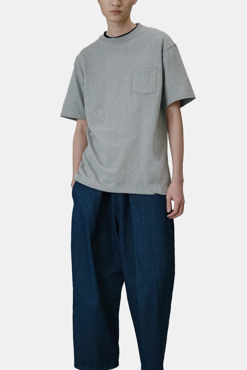 United Athle Japan Made Standard Fit Pocket T-shirt (Grey) | T-Shirts