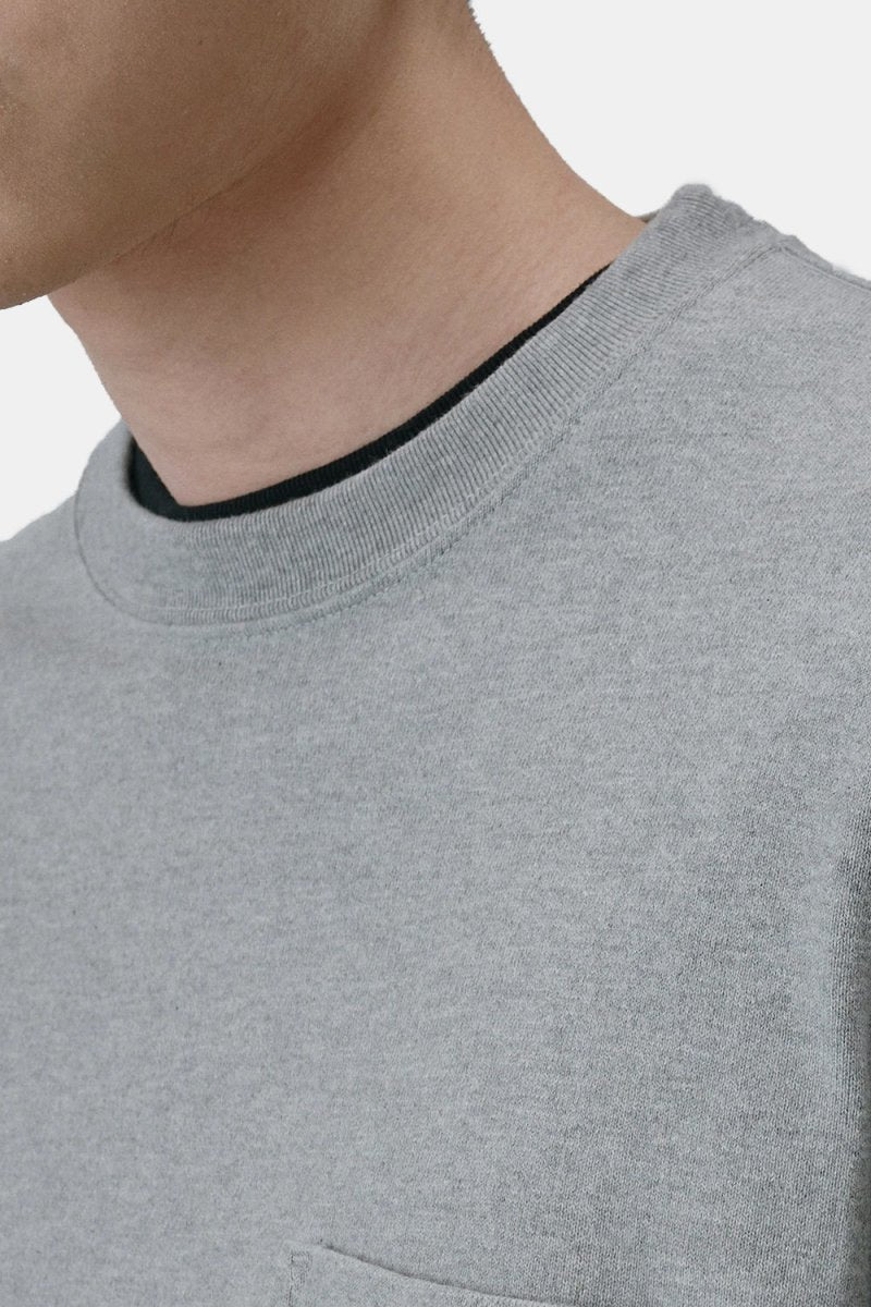 United Athle Japan Made Standard Fit Pocket T-shirt (Grey) | T-Shirts