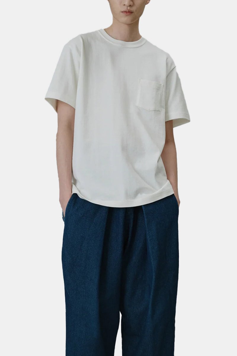 United Athle Japan Made Standard Fit Pocket T-shirt (White) | T-Shirts