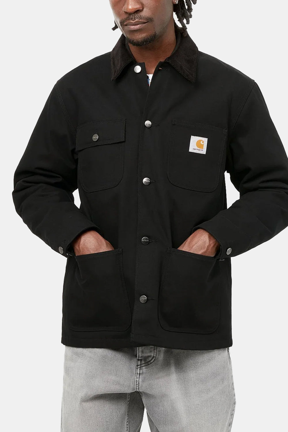 Carhartt Michigan Chore Jacket (Black/Black Rigid)