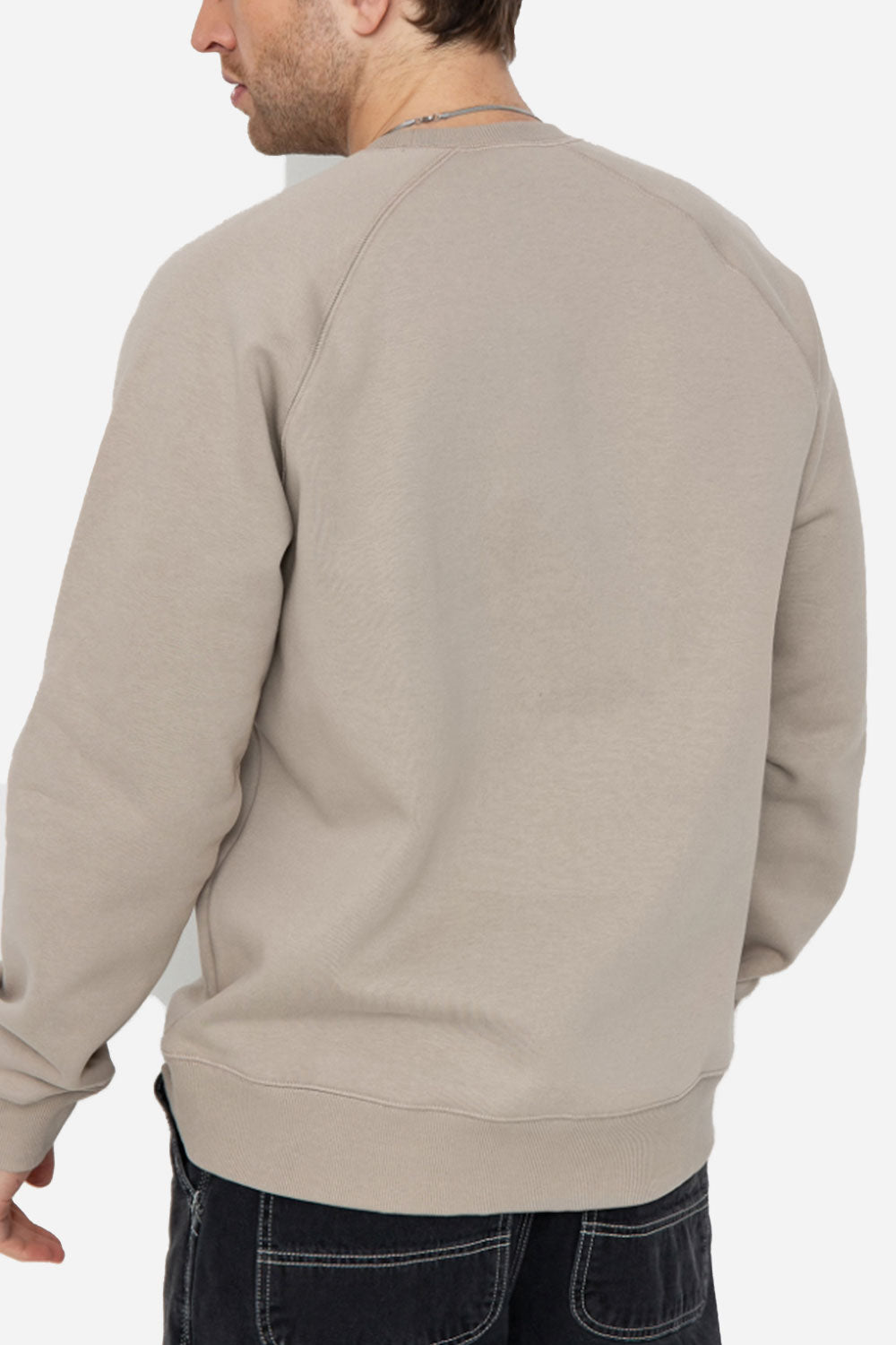 Sweat-shirt Carhartt Wip Chase (beige sombre / or)
