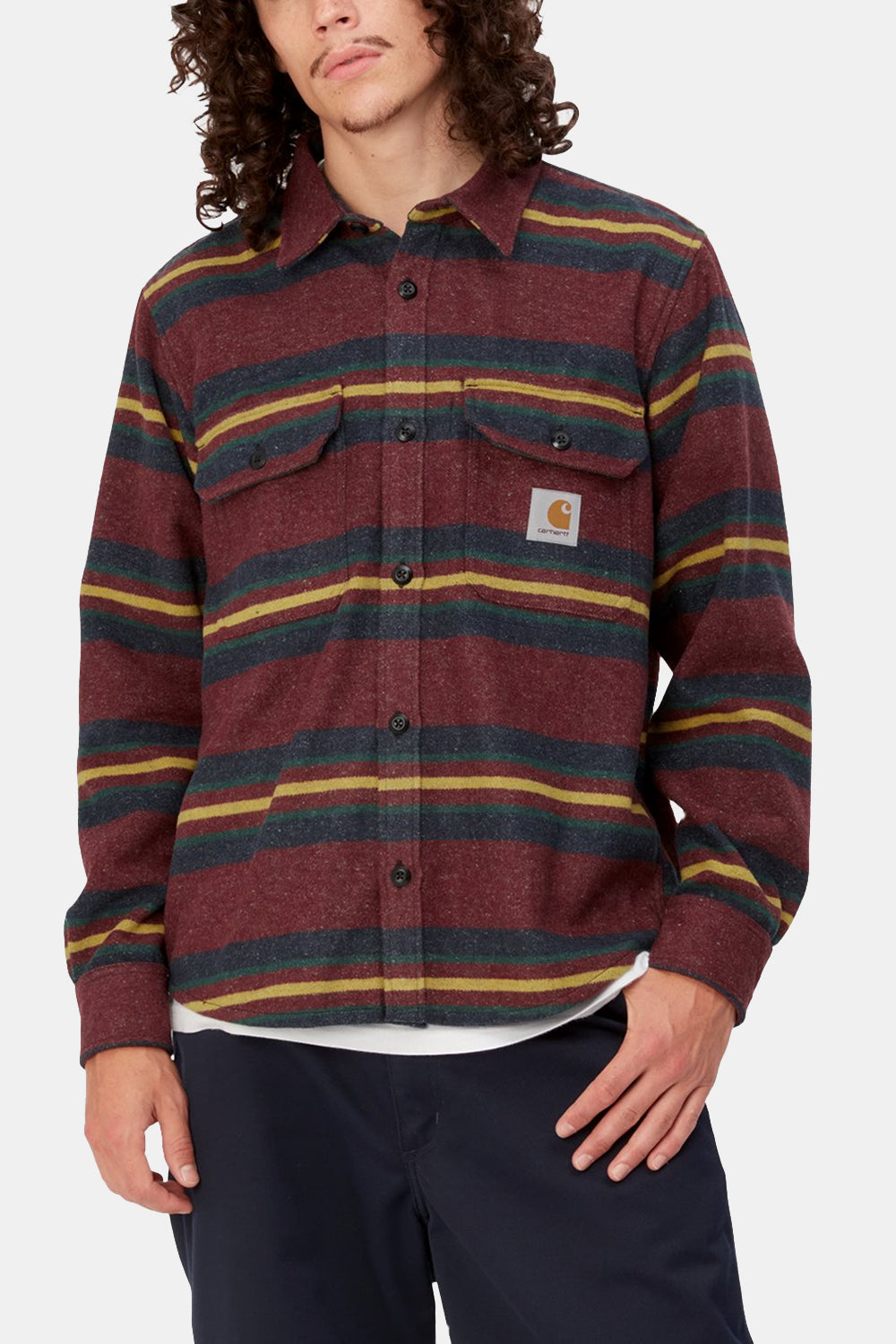 Carhartt WIP Oregon Shirt Jacket (Starco Stripe/Baudoux)