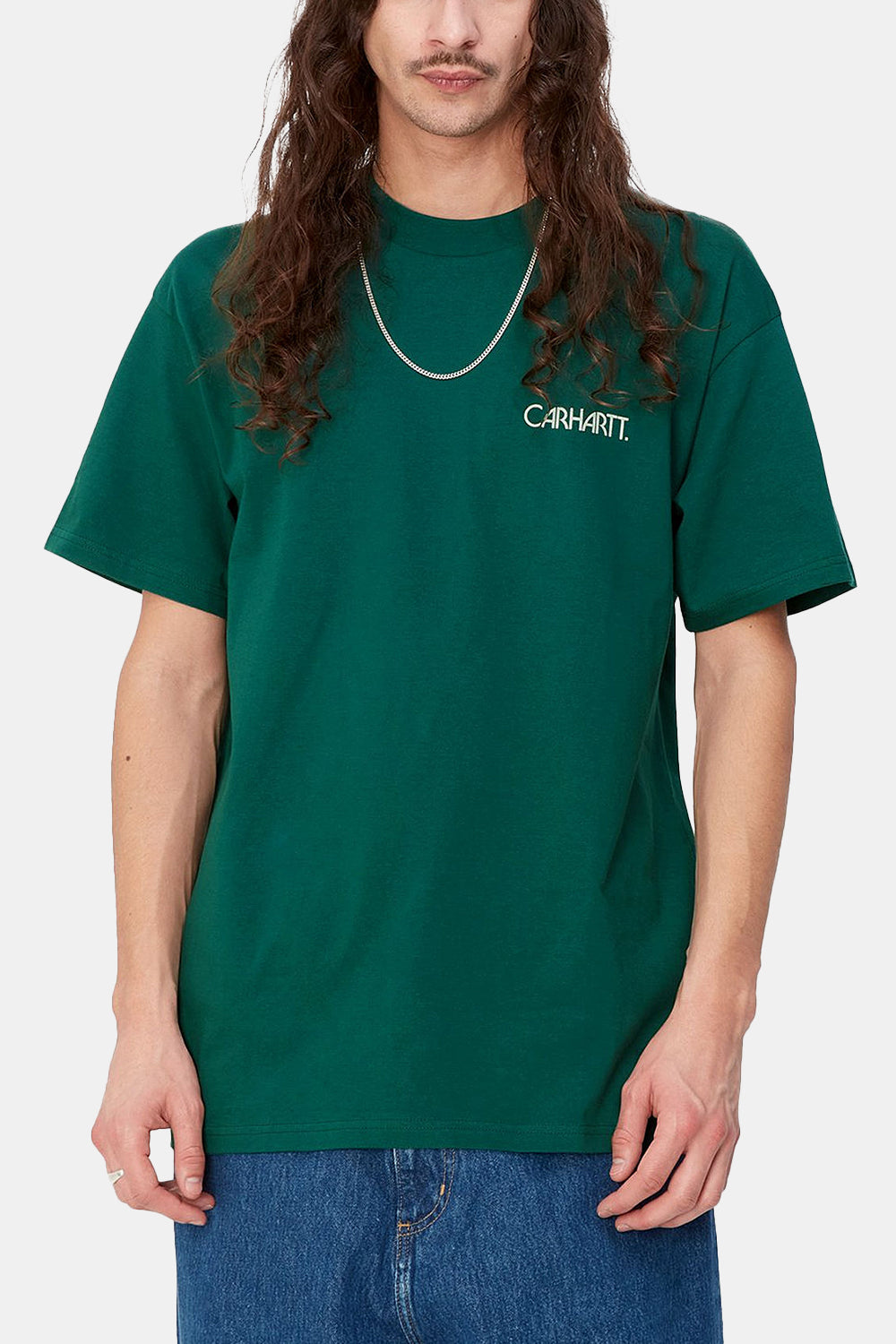 Carhartt WIP Short Sleeve Pocket T-Shirt (Smoke Green)