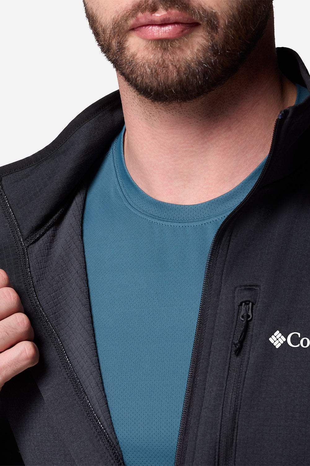 Columbia Essential Hike™ Grid Fleece Full Zip (Noir)