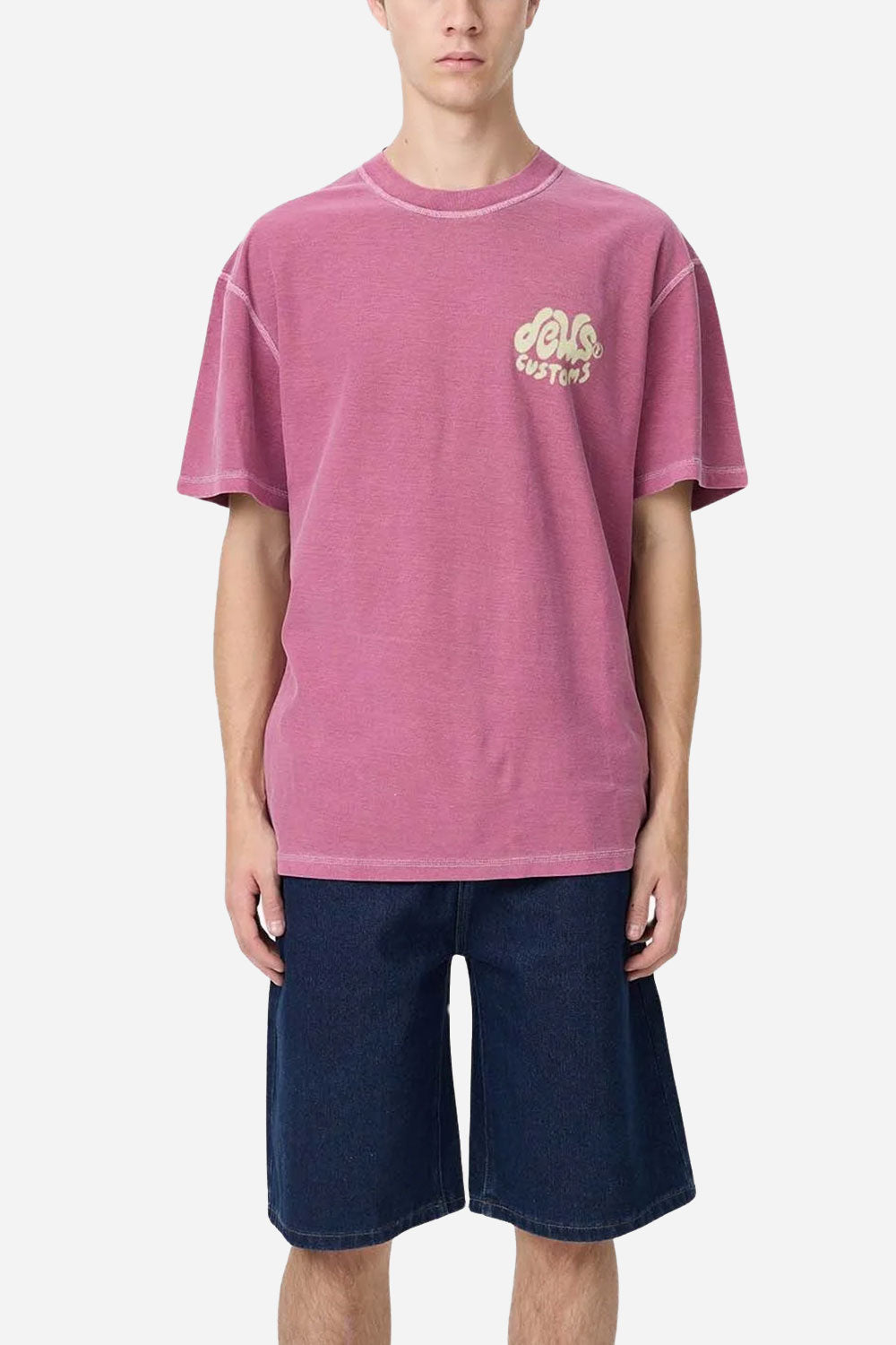 T-shirt inversé Deus Debris (Rose sèche)