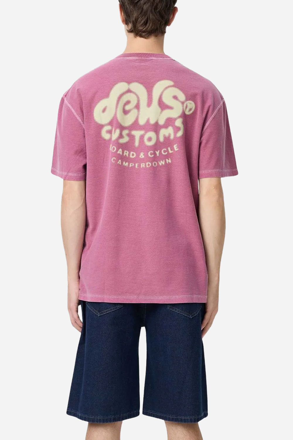 T-shirt inversé Deus Debris (Rose sèche)