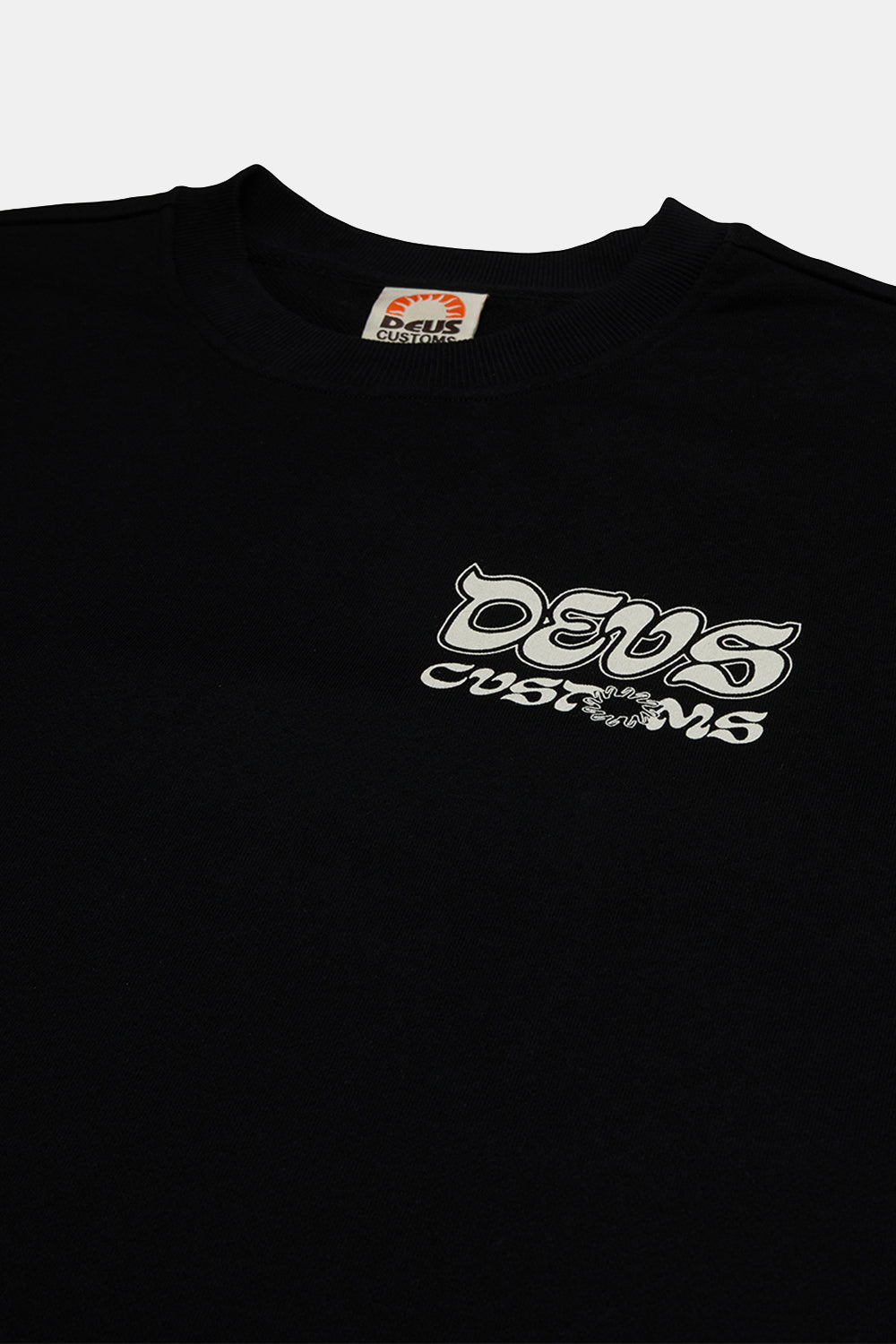 Sweat-shirt Crew Deus Rinse Wash (anthracite)