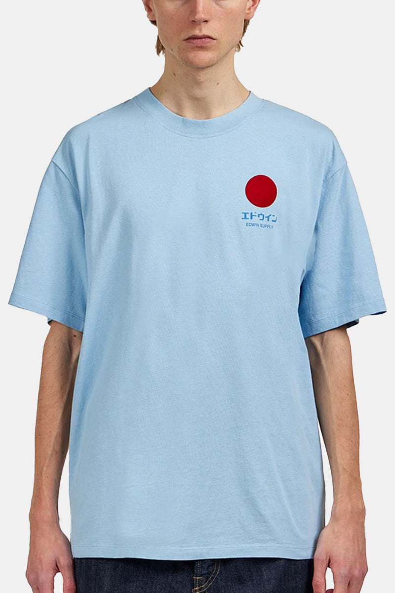 T-shirt Edwin Japanese Sun Supply (bleu placide)