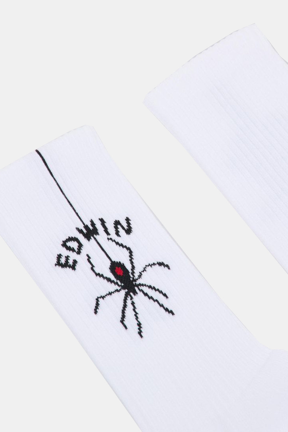 Edwin Spider Socks (White)