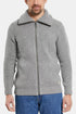Armor Lux 2x2 Tricot zippé côtelé (Gris ardoise) | Tricots